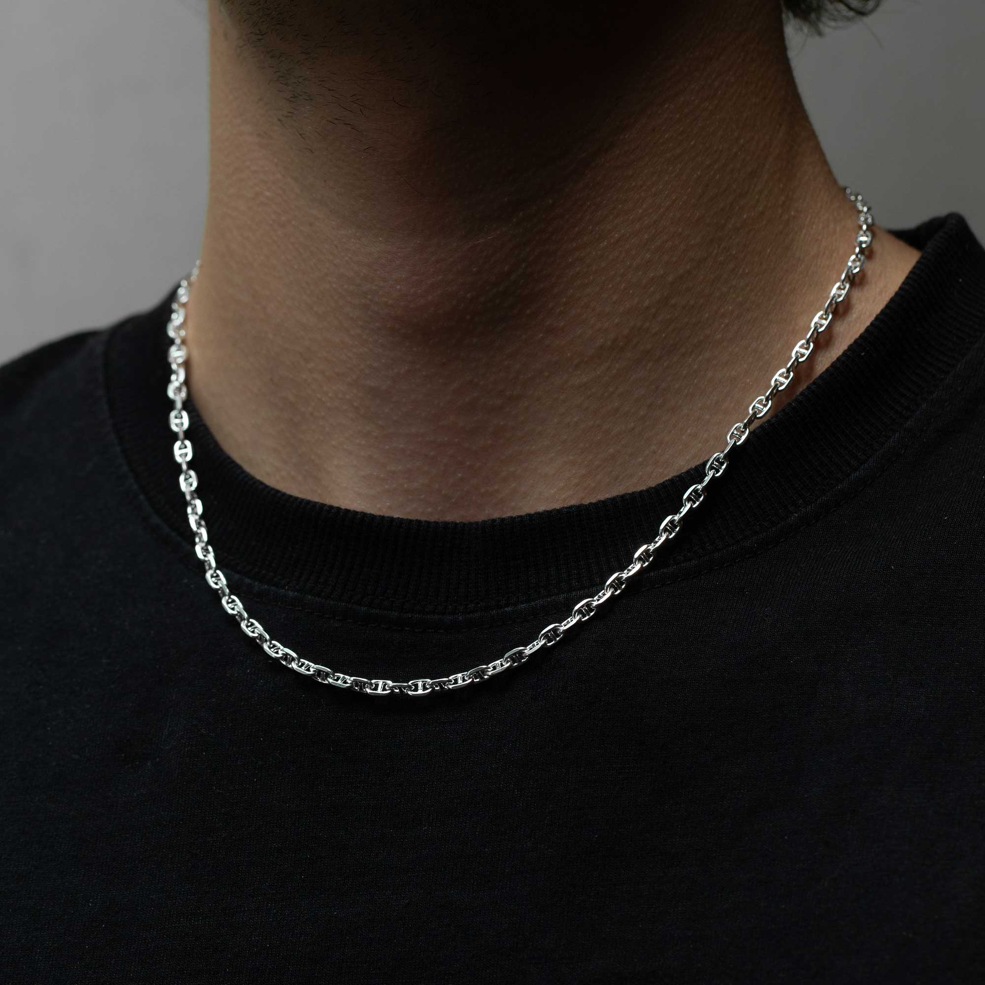 Cable Bar Chain Necklace