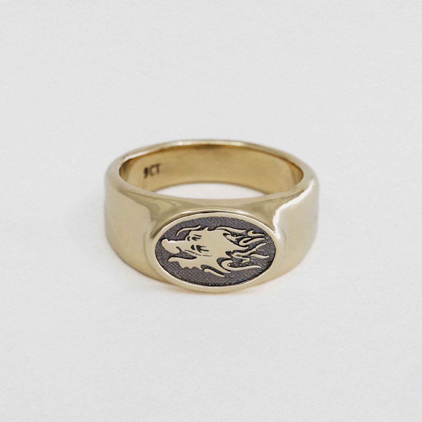 Dragon Signet Ring In 9CT Gold