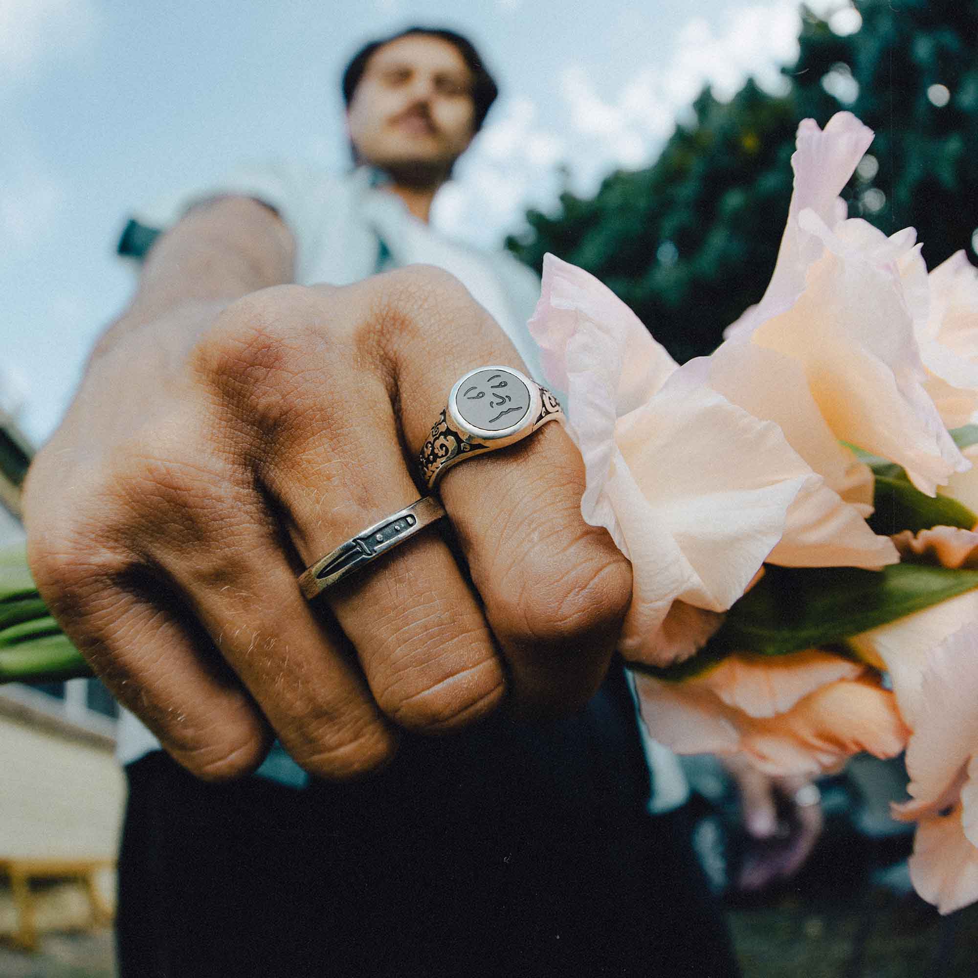 Dagger Stacker Ring 925 Silver Sue The Boy Jewellery – Sue the Boy