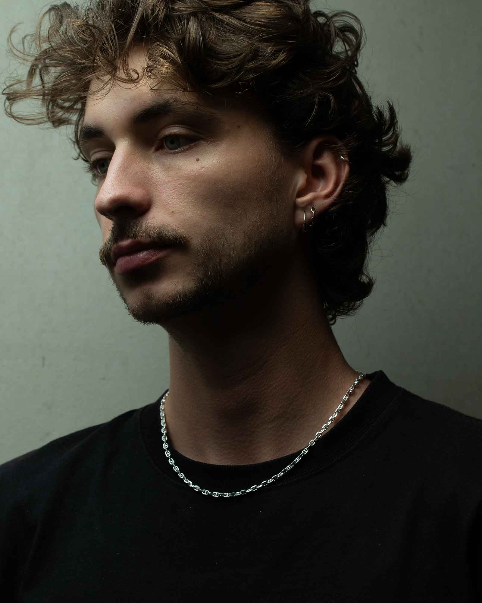 Cable Bar Chain Necklace