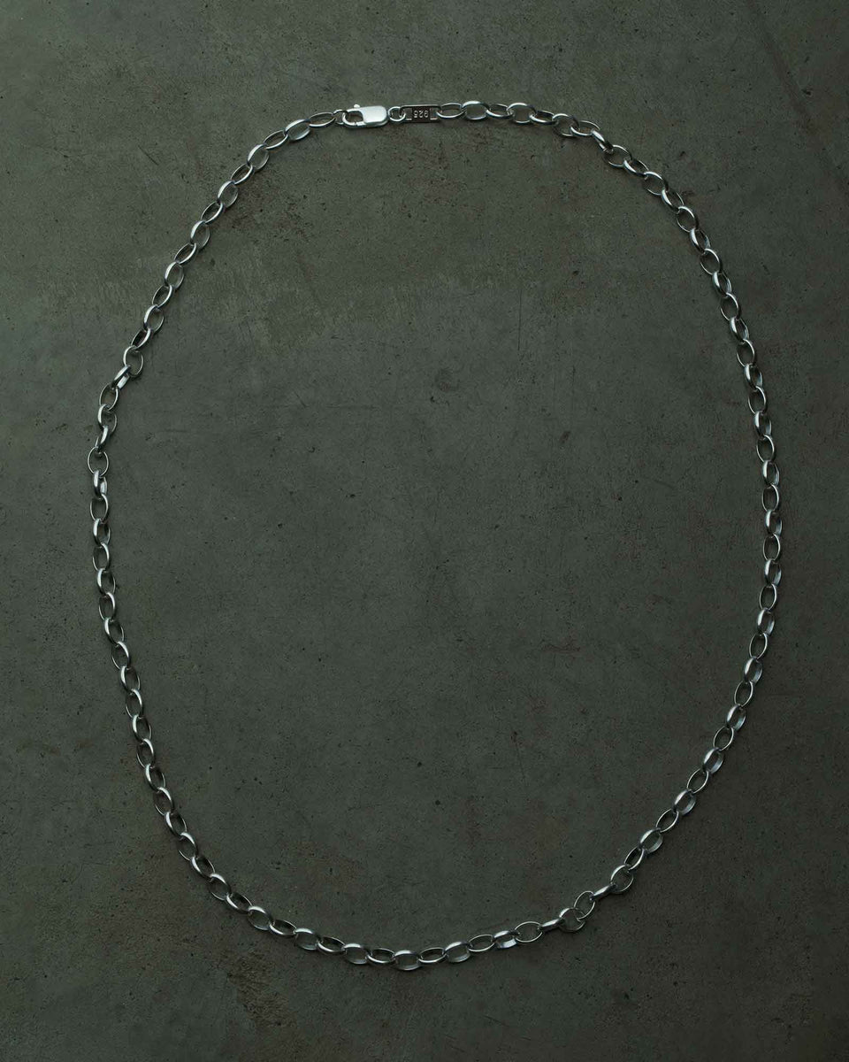 Rollo Oval Chain Necklace | 925 Silver | Sue The Boy Jewellery – Sue ...