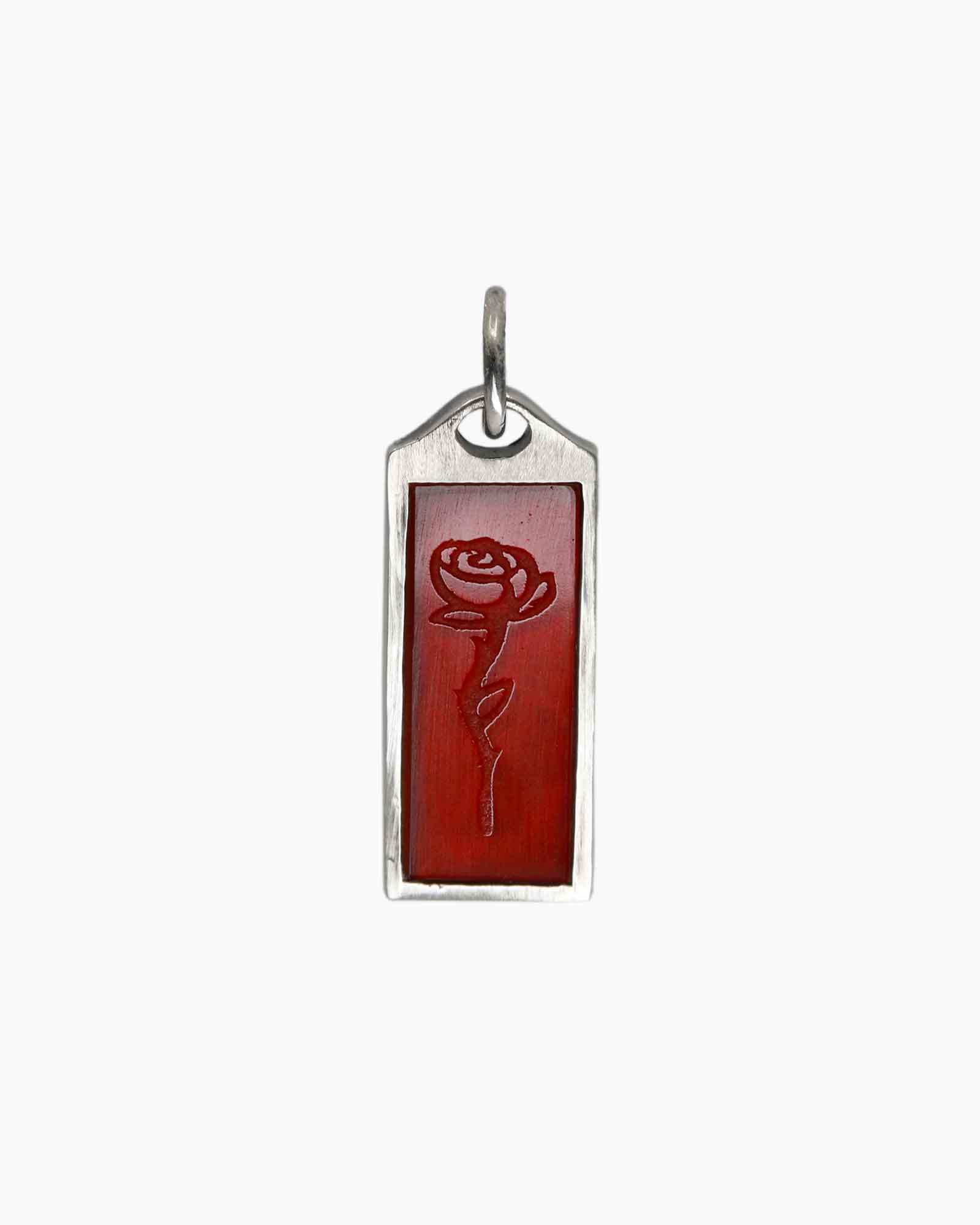 Roses Are Red Pendant