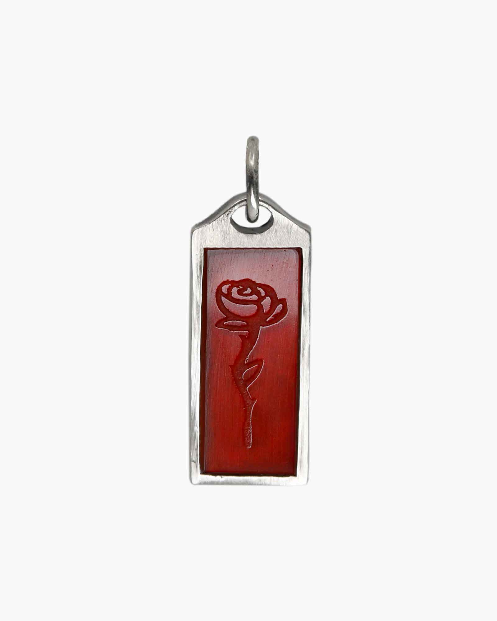 Roses Are Red Pendant
