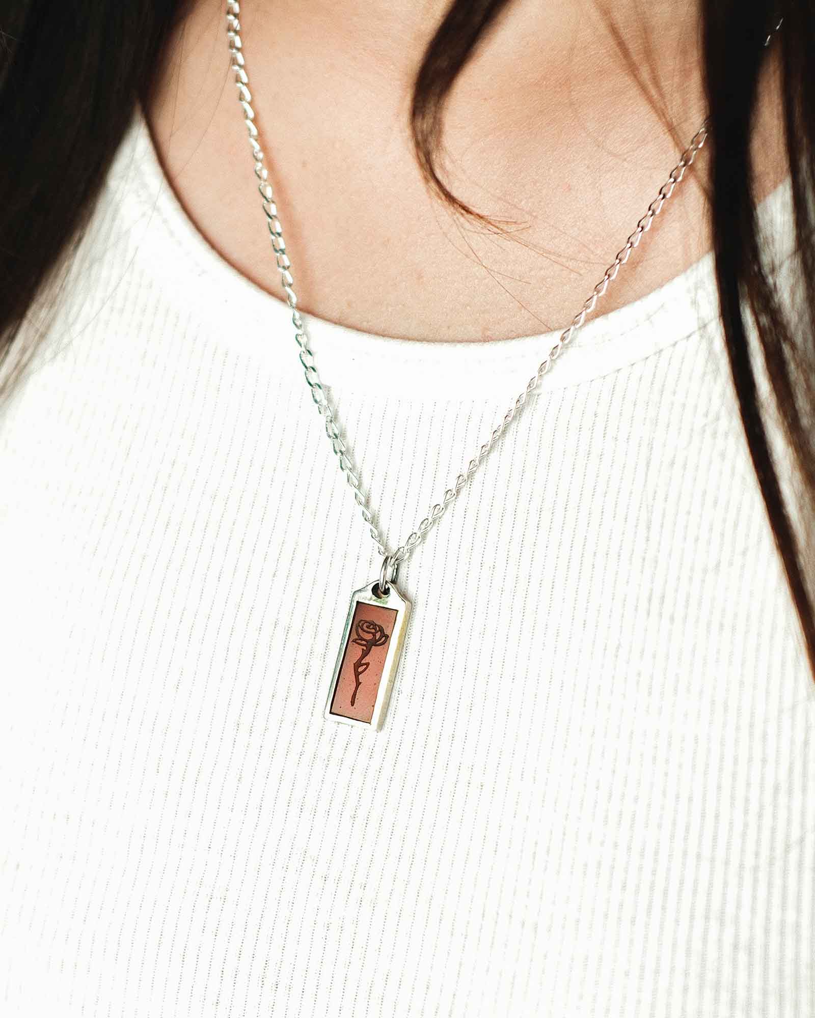 Roses Are Red Pendant