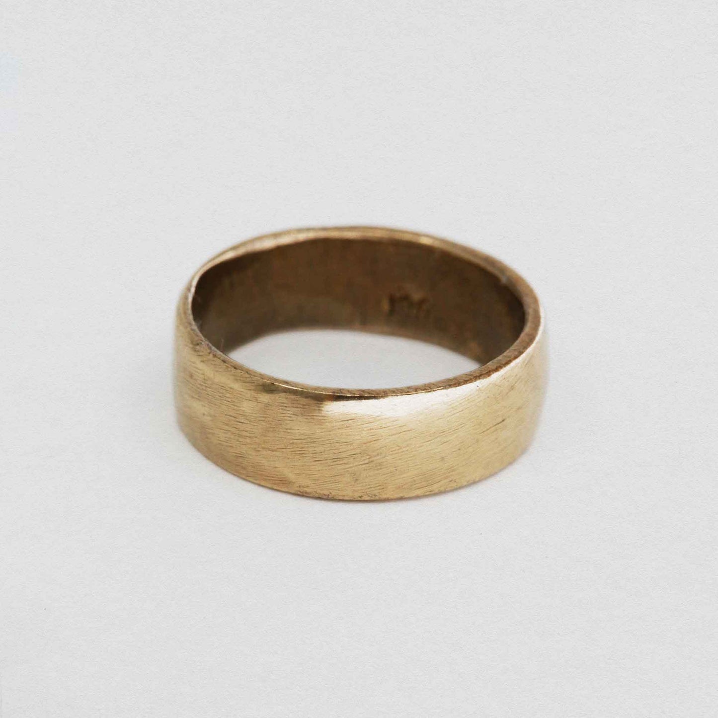 Mens Plain Band Ring In 9CT Gold